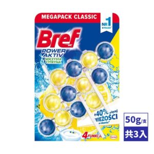 BREF 馬桶潔廁球 Cytryny 檸檬 (4顆 x3/卡)