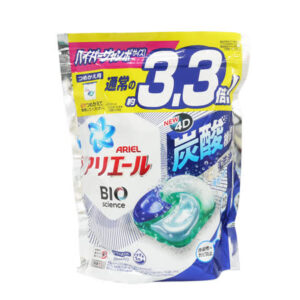 P&G ARIEL 3.3倍炭酸 4D洗衣膠球補 充包39入-藍色淨白