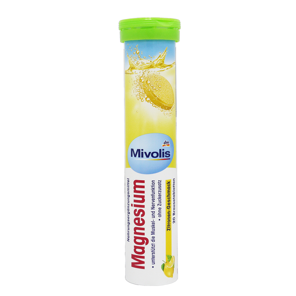 DM MIVOLIS MAGNESIUM BRAUSETABLETTEN 檸檬風味發泡 錠(鎂)