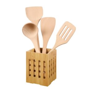 天然櫸木料理五件組