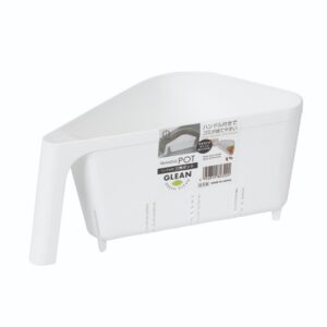 【KOKUBO小久保】帶柄三角瀝籃(白)