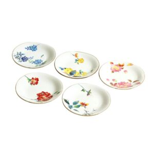 雅玫瑰五入餐盤組