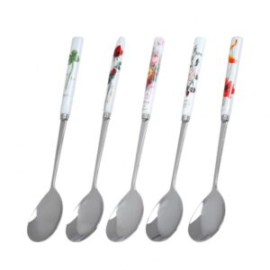 【Goldenbel】韓國陶瓷柄長柄湯匙