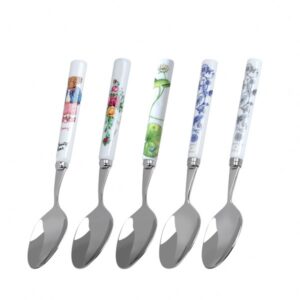 【Goldenbel】韓國陶瓷柄中餐匙