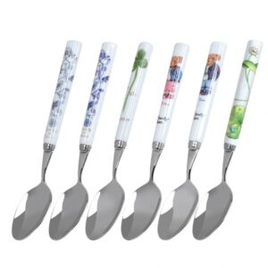 【Goldenbel】韓國陶瓷柄大餐匙