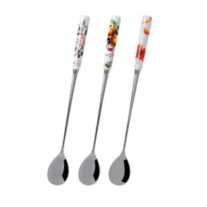 【Goldenbel】韓國陶瓷柄牛奶匙