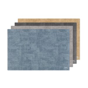 【芮秋】布紋防水餐墊43x30cm