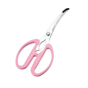 【下村工業】曲線粉紅料理剪