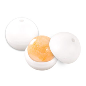 矽膠2入圓型冰球-7.5cm