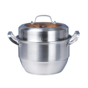 雙層304不鏽鋼蒸煮鍋-24cm