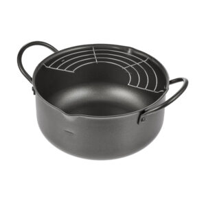 日本製深型天婦羅油炸鍋20cm