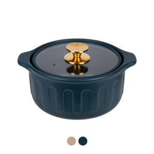 歐風復古壓紋陶鍋