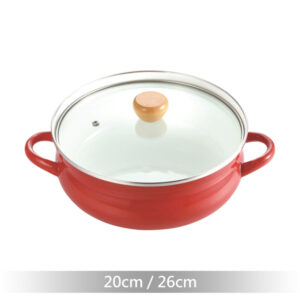 【Pearl】日本琺瑯火鍋(紅)