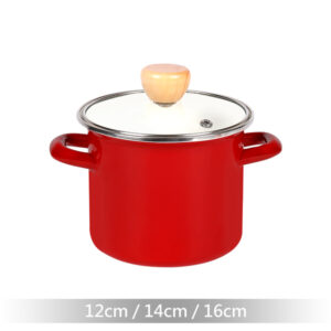 【Pearl】深型琺瑯鍋(雙蓋)