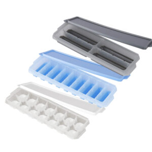 【日本Pearl】按壓式快取附蓋製冰盒(日本製)