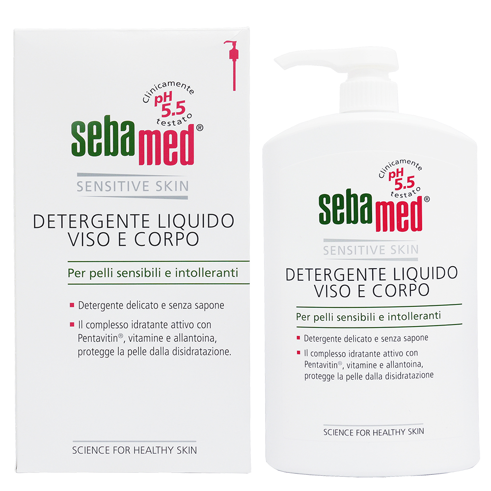 SEBAMED 施巴 VISOE CORPO SENSITIVE PH5.5 抗敏沐浴潔面雙效潔膚露